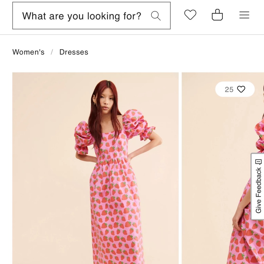 Pink Strawberry Print urban outfitters dress brand new without tags - Picture 4 of 4